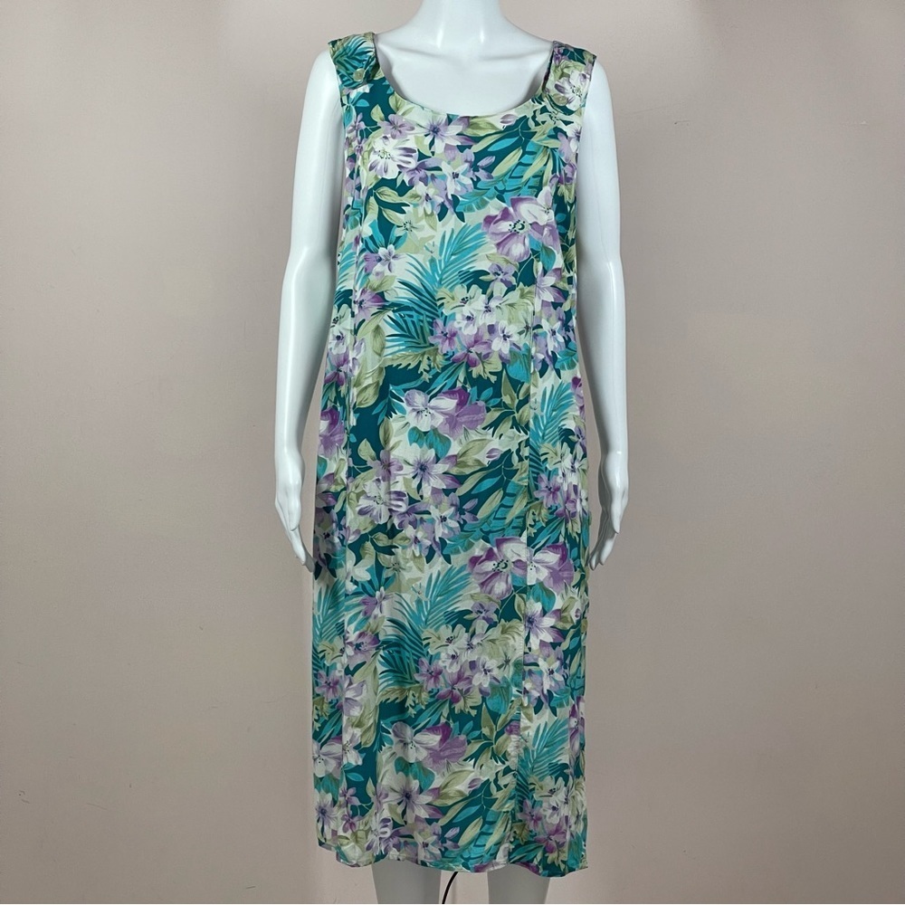 Proudly Plus Vintage Women’s Floral Sleeveless Dress size 1X
